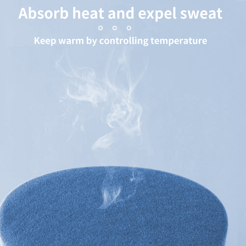 طقم حراري نسائي من القطن المضلع والصوف الألماني حتى منتصف الرقبة