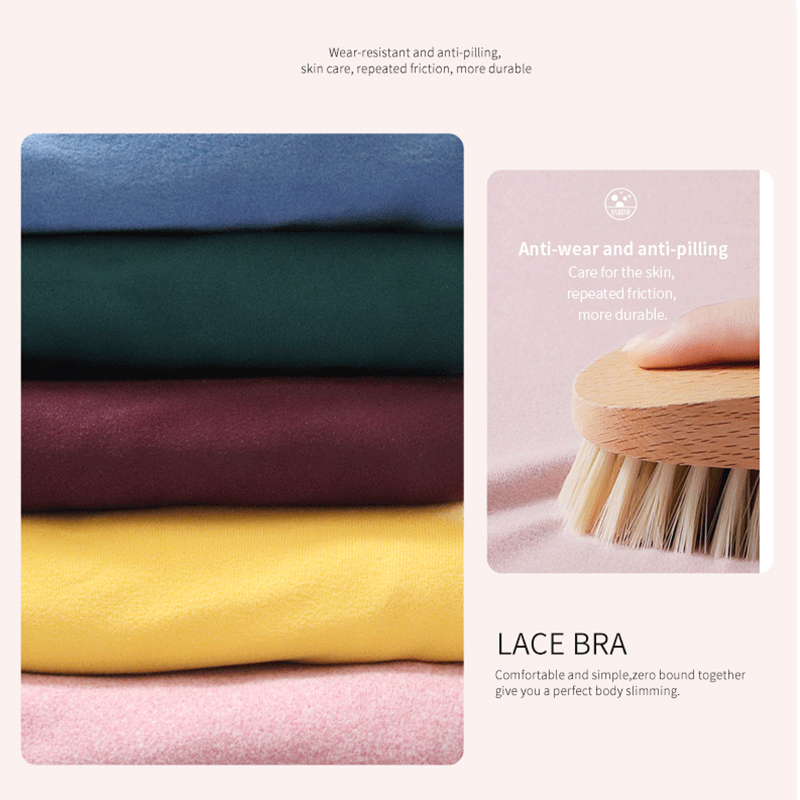 طقم حراري نسائي من القطن المضلع والصوف الألماني حتى منتصف الرقبة