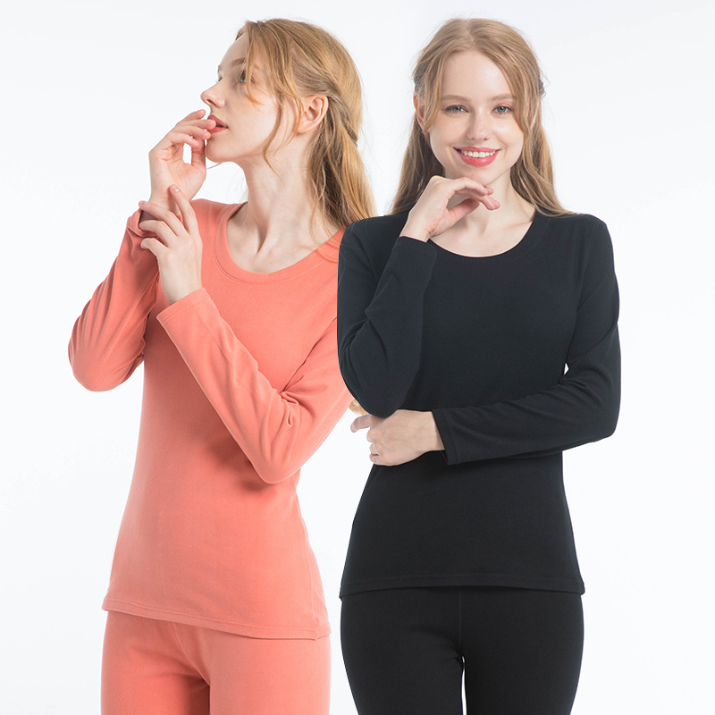 أطقم ملابس داخلية حرارية للرجال برقبة متوسطة